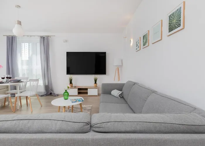 Lägenhet Garnizon For 6 Guests With Parking & Balcony By Renters Gdańsk